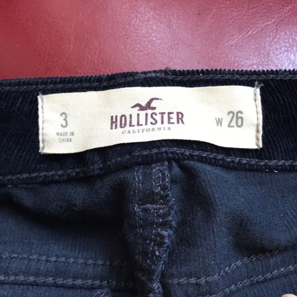 Navy corduroy hollister pants - Picture 3 of 3